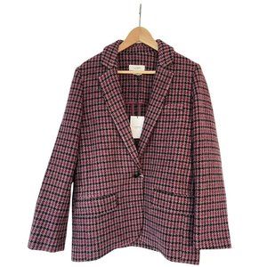 NWT - Isabel Marant Etoile Raspberry Tweed Wool Blazer